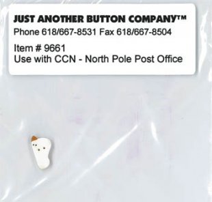White Dove Button