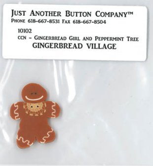 Gingerbread Girl and Peppermint Buttons
