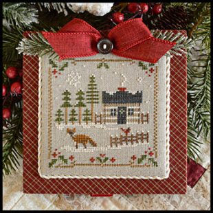 Log Cabin Christmas Fox
