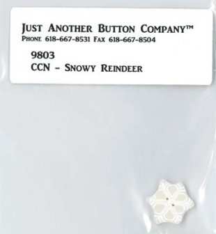 Snowy Reindeer Button Pack