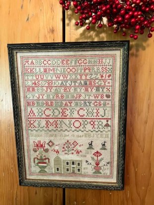 Marion Young 1841 Sampler