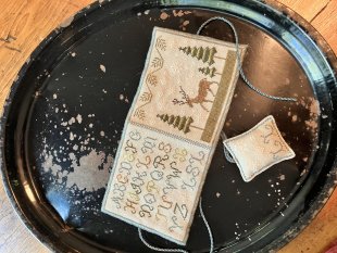 Winter Stag Needlebook