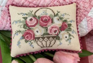 Georgian Floral Basket