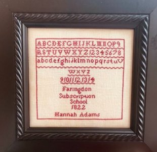 English Schoolgirl Sampler