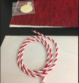 Gingerbread Cottage Drum Finishing Kit Contents