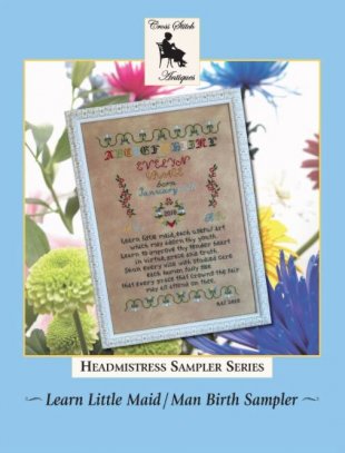 Learn Little Maid/Man Birth Sampler