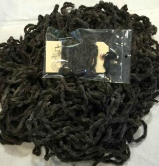 Lady Dot Licorice Jumbo Chenille Trim
