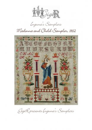 Madonna and Child 1862 Sampler