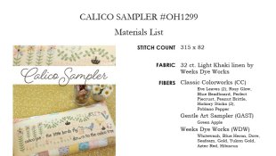 Calico Sampler