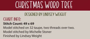 Christmas Word Tree