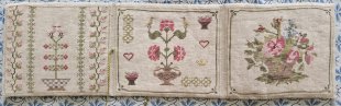 1830s Rose Basket Needlebook