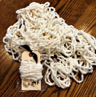 Lady Dot Snow Chenille