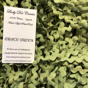 Grace Green Rick Rack 1/2 Inch