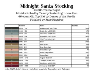 Midnight Santa Stocking