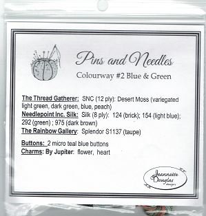 Pins and Needles Blue and Green Fiber Pack