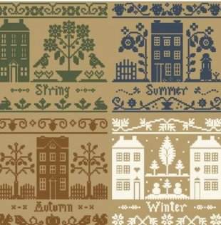 Monochromatic Seasons with Silk Fibers