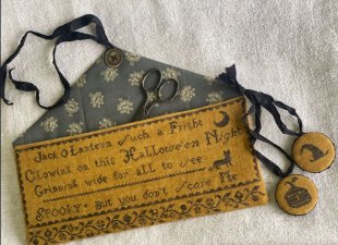 Jack O Lantern Sewing Pocket & Chatelaine