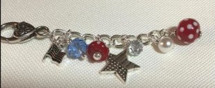 Patriotic Scissor Fob 13