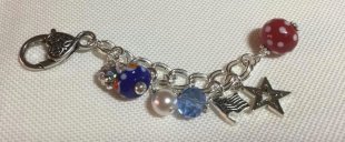 Patriotic Scissor Fob 15