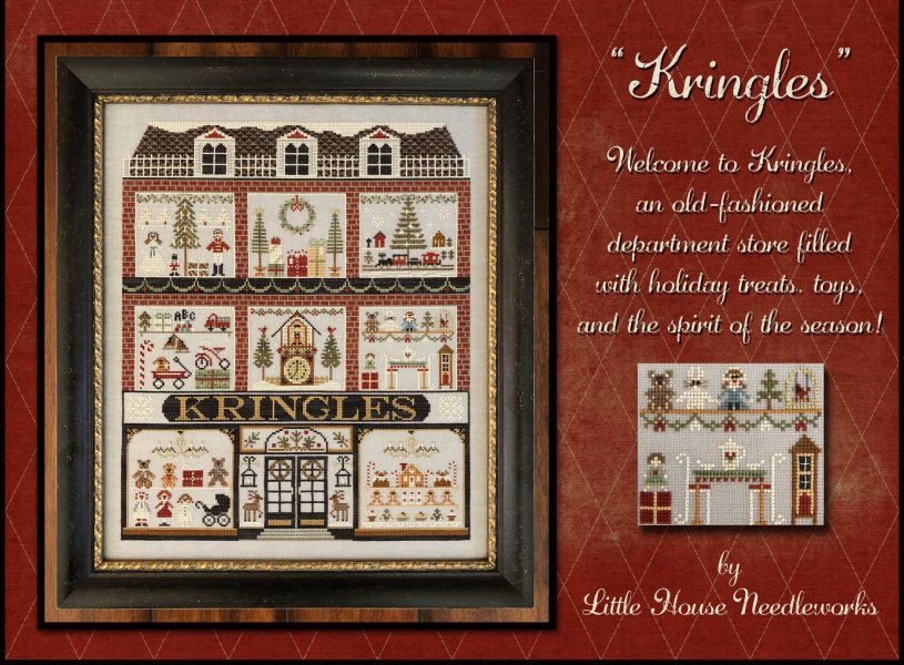 Kringles 10/% Off Little House Needleworks Counted X-stitch chart