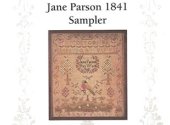 Jane Parson Sampler 1841