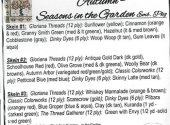 Autumn - Seasons In The Garden with Embellishment Pack